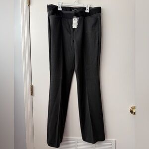 Express Editor Dress Pants in Charcoal Gray